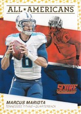 2016 Score Football Trading Cards All Americans Gold: Pick From List