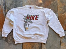 Vintage 1987 Nike Crewneck Sweatshirt Nike Air Graphic Made in USA Era Size XL