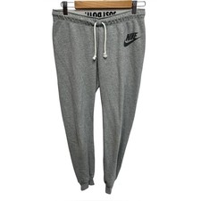 Nike women s gray jogger sweatpants activewear loungewear medium