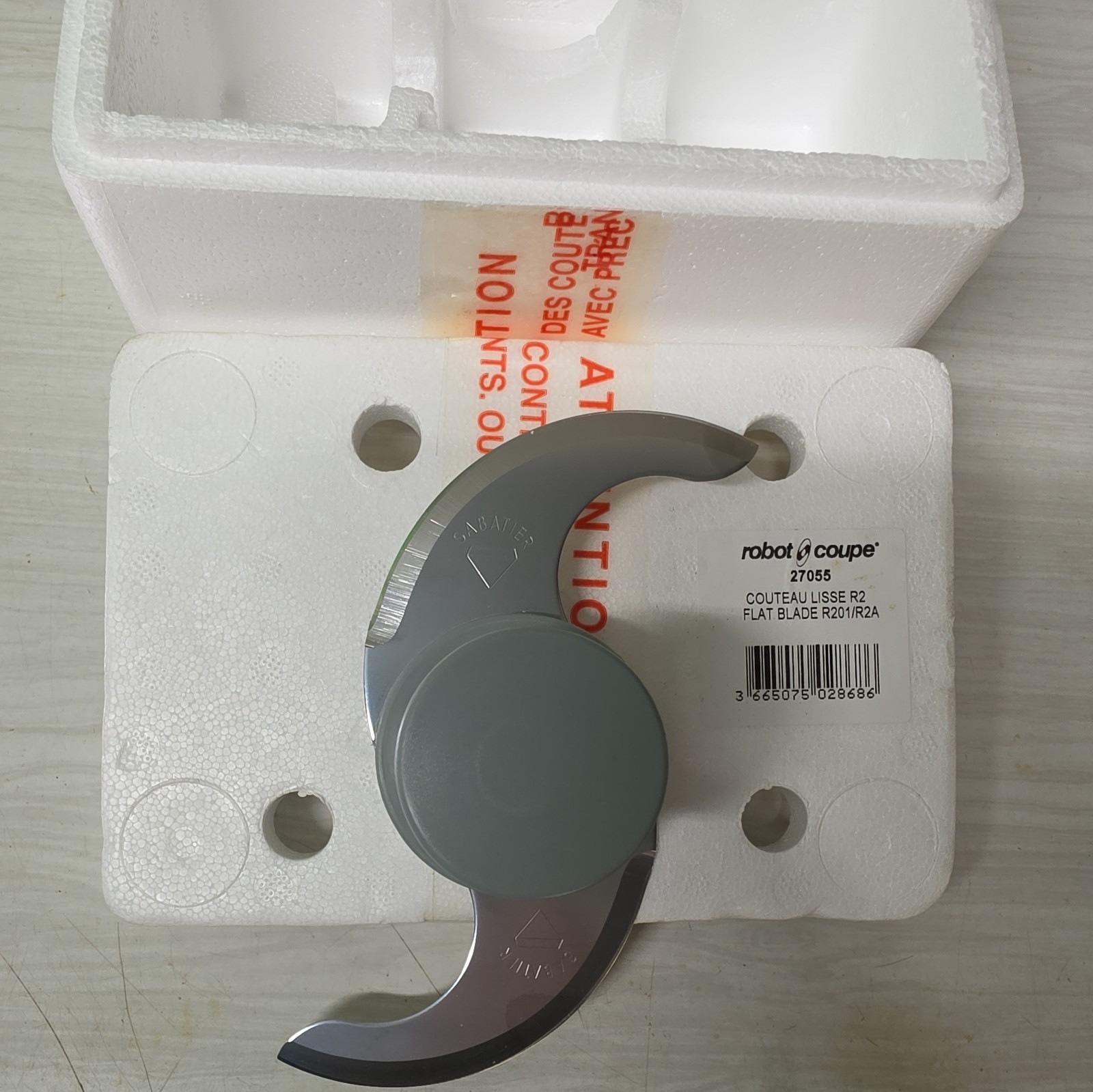 Robot Coupe 27055 - Flat S Blade R201/R2A - Round Drive