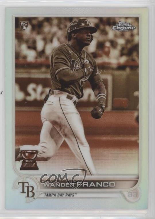 2022 Topps Chrome Sepia Refractor Wander Franco #35 e5r