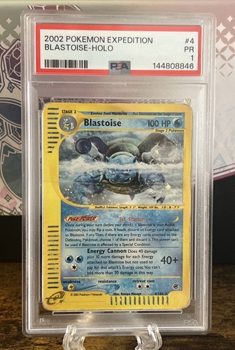 Blastoise graded PSA 1 for sale on eBay