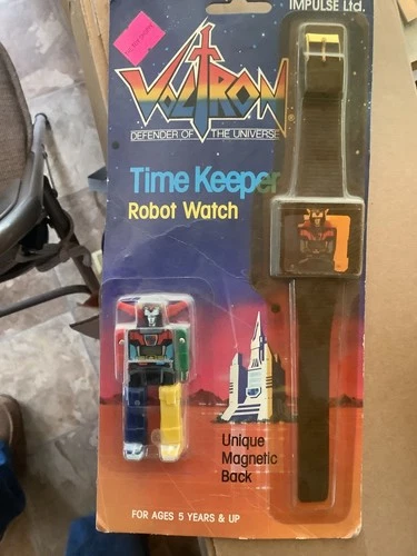 Voltron Defender Of The Universe Time Keeper Robot Watch 1985 Impulse LTD