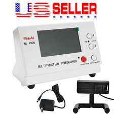 Weishi Timegrapher No.1900 Mechanical Watch Timing Machine Multifunction US Plug