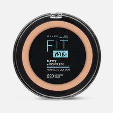 MAYBELLINE FIT ME MATTE + PORELESS PRESS POWDER 12g - 220 NATURAL BEIGE