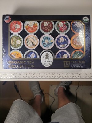 Organic Tea Pods Variety Pack - Assorted Sampler Pack Compatible for Keurig Brew