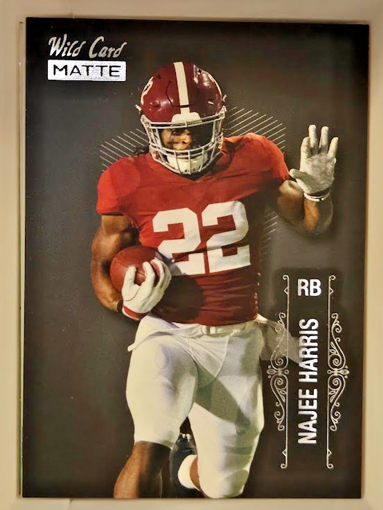 Najee Harris Alabama 2021 Wild Card Matte #LBC-7