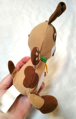 Baby Einstein Puppy Dog Plush Brown Stuffed Baby Toy Crinkle Tummy