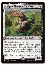 Abigale, Eloquent First-Year #204 NM Promo Pack: Lorwyn Eclipsed PPECL Magic MTG