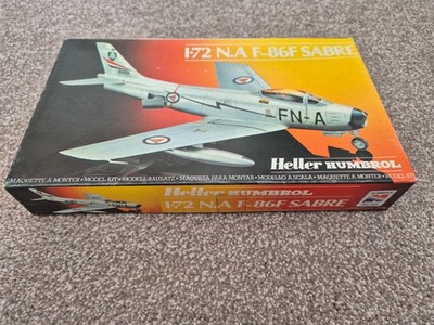 1/72 Vintage Humbrol Heller Lockheed F-94B Starfire Flugzeug Modell Set 80302