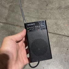 Sony ICF-P26 Portable Pocket FM/AM Radio Buil...