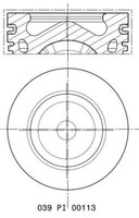 Mahle Kolben 039 PI 00113 000 FüR Ford MAX Van 2 DXA CB7 CEU Focus 3 Turnier 6 1