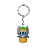 Funko Pop! Keychain: Lilo & Stitch - Stitch In Pineapple​ Novelty Keyring - Coll