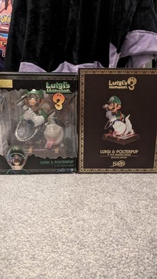 FIRST4FIGURES Luigi's Mansion 3 Luigi And Pulterpup 9'' PVC Painted Statue