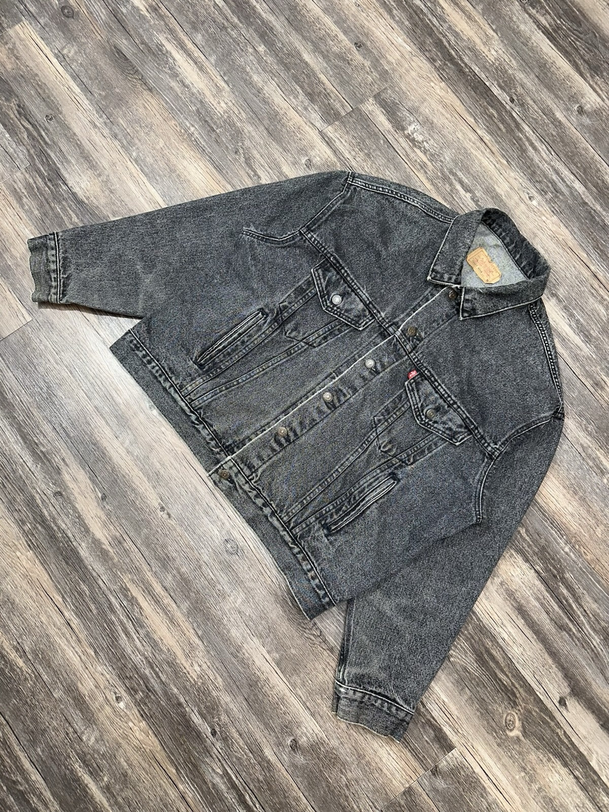 Rare Vintage Levis Stone Wash 527 Type 3 Jacket 70507 4858 Size XL Made In USA image 5