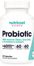 Nutricost Probiotic Complex for Women 60 Billion CFU, 60 Capsules