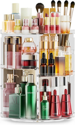 Make up Kosmtik Organizer, 360° Drehbar Skincare Organizer, Multifunktion Schmin