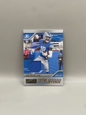 2022 Playbook * Jameson Williams * Card #TO-25 Total Offense Rookie Patch Insert. rookie card picture