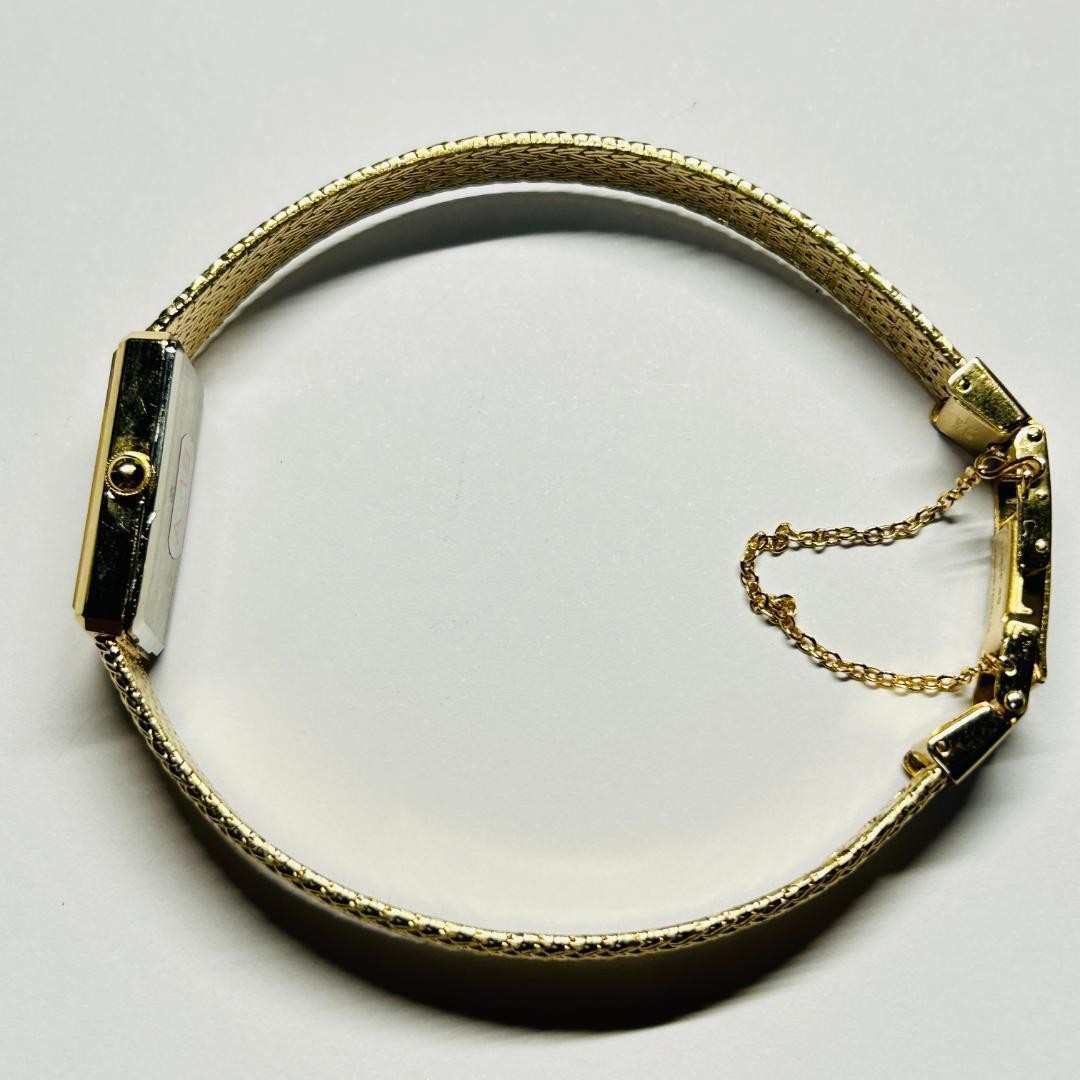 Citizen 1981 Quartz Rectangular Wristwatch Gold T… - image 7