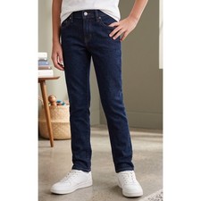 Gap Kids Boys Slim Denim Jeans Size 14 Dark Blue High Stretch Adjustable Waist