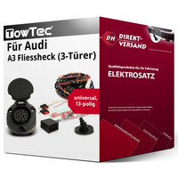 für Audi A3 Fliessheck (3-TüRer) Typ 8P Elektrosatz 13Polig Universell Neu