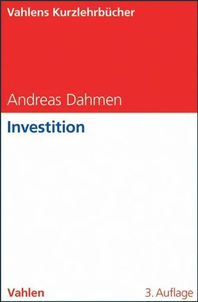 Andreas Dahmen | Investition | Taschenbuch | Deutsch (2012) | Xvi-image