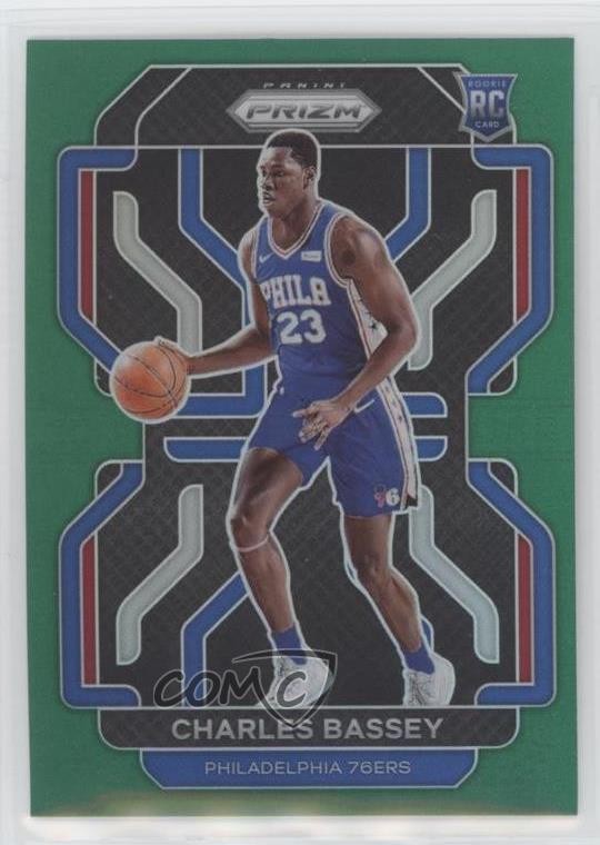 2021-22 Panini Prizm Green Prizm Charles Bassey #304 00gy