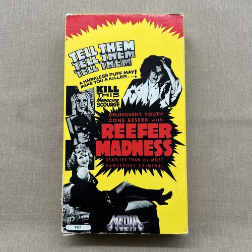 Reefer Madness (VHS 1985) Media Home Entertainment 1938 Marijuana Exploitation + - Picture 2 of 11