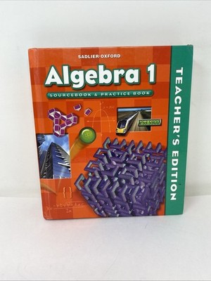 Sadlier-Oxford Algebra 1 Teacher's Edition R. James Milgram VG FREE SHIPPING!