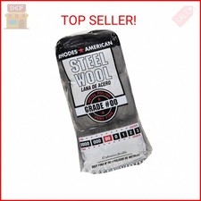 Steel Wool Pad 00, 12-Pack - Gray