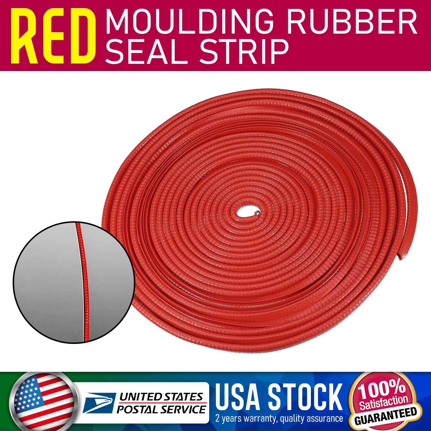 6M/20feet Car Door Edge Moulding Trim U-Lock Guard Rubber Seal Protector Strip