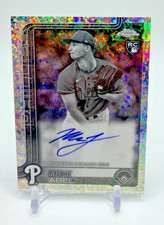2025 Topps Chrome MICK ABEL RC AUTO BLACK & WHITE MINI DIAMOND REFRACTOR SSP