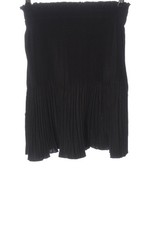 H&M Faltenrock Damen Rock Gr. DE 36 schwarz Casual-Look