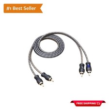 3ft RCA Interconnect Cable with Noise Reduction - Twisted Pair for Clear Audio