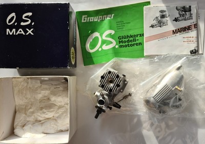 Neuer Graupner O.S.MAX 2-Takt Verbrennungsmotor 40 RC in Originalverpackung