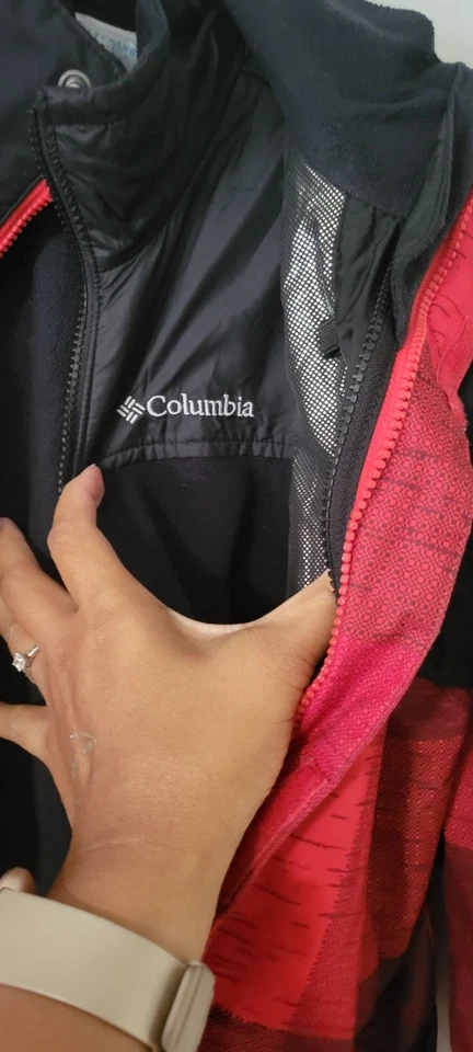Jaqueta juvenil Columbia Interchange Omni Heat tamanho pequeno 6/7 - Imagem 3 de 4