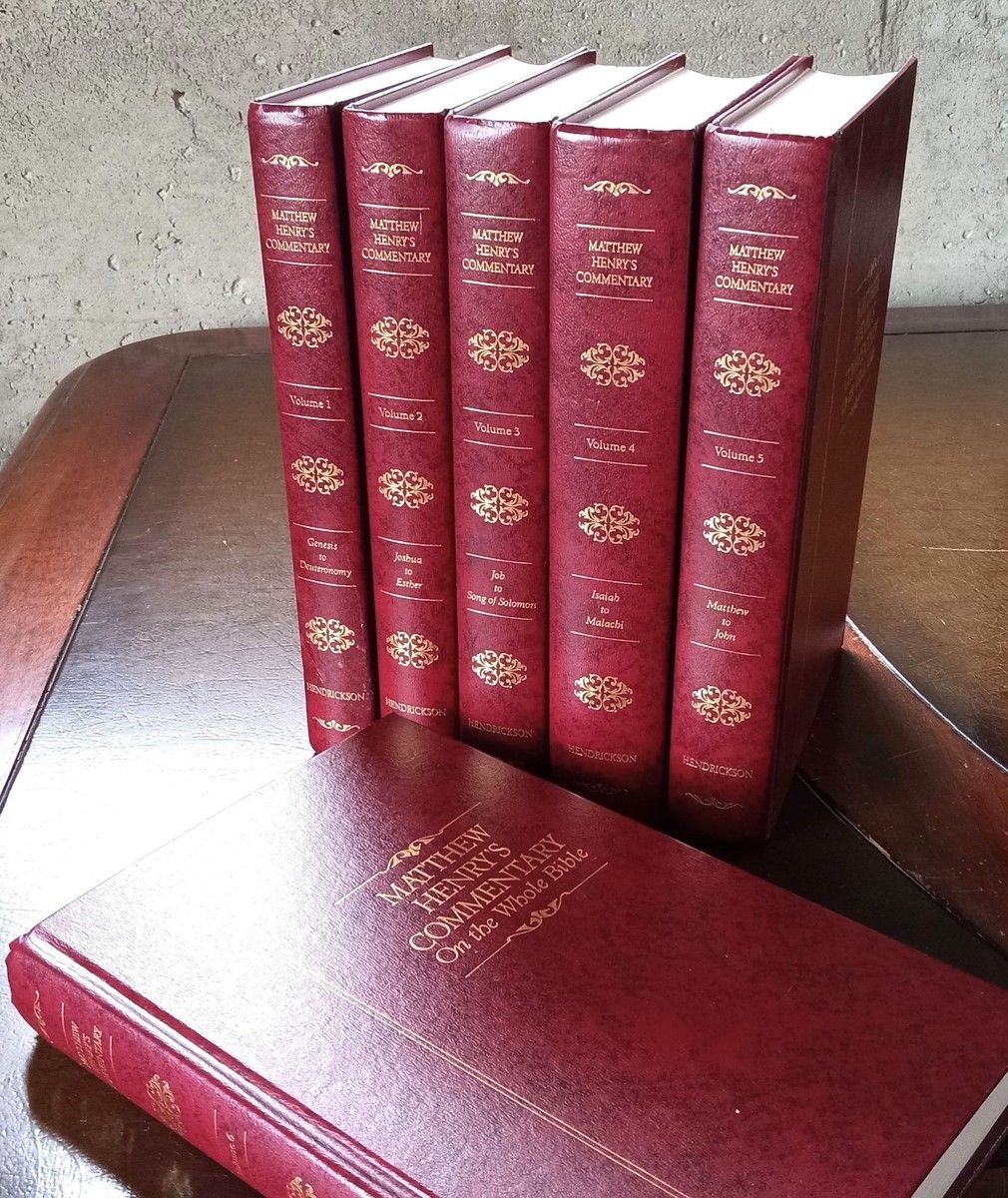 Matthew Henry's Commentary On The Whole Bible ~6 Vols. 1994