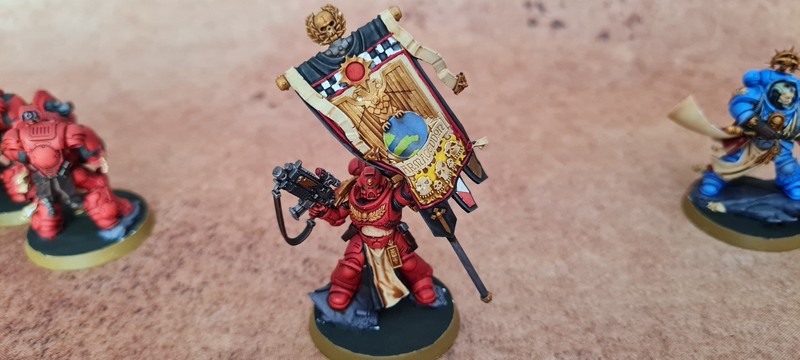 Warhammer 40k Armageddon Ancient with banner Painted