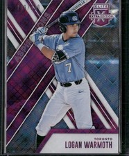 2017 Panini Elite Extra Edition #22 Logan Warmoth Aspirations Purple #/200