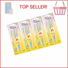 Tinkle Dermaplaning Tool 12ct, Dermaplane Razor for Women, Safe and Easy Peach F
