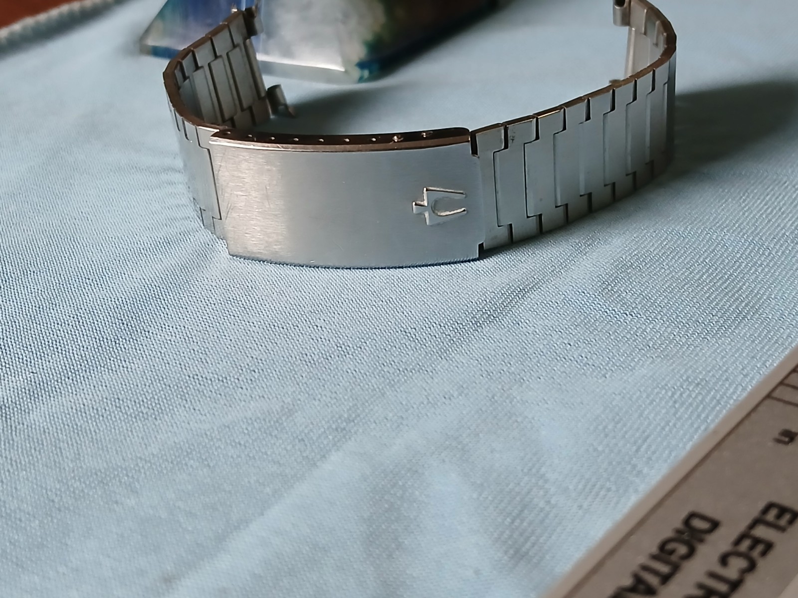 Vintage Bulova flared lug Jet Star/C-case Stainless Steel Watch Band 17.4/21.4MM