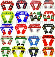 Large High Quality Country Double Sided Knit Soft Scarves Size 6.5"X54" - New