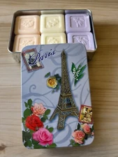 Leblanc Eiffel Asst Rose Fragrance Soaps - 6 Soaps