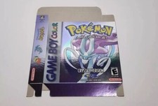 Pokemon Crystal REPLACEMENT Box  Insert 