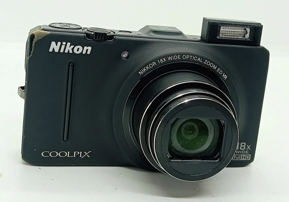 (Exc+++++/BOX) Nikon COOLPIX S9300 Black 16.0MP Digital Camera 18x ZoomFromJapan - Image 4 of 4