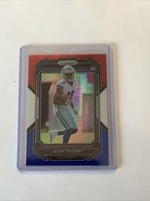 2022 PANINI PRIZM FOOTBALL JALEN TOLBERT ROOKIE RED WHITE & BLUE PRIZM #333 A-26