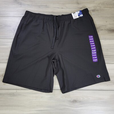 Champion Shorts Men's 2XL Black Performance New