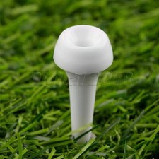 White Plastic Golf Tee System Professional Training Golf Tees Length 35mm/1.38"