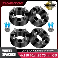 4PCS 2" | 4x110 Wheel Spacers For Honda Rancher 350 400 420 Recon 250 Rincon 650