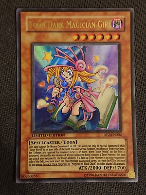 Yu-Gi-Oh Toon Dark Magician Girl Limited Edition Foil Ultra Rare